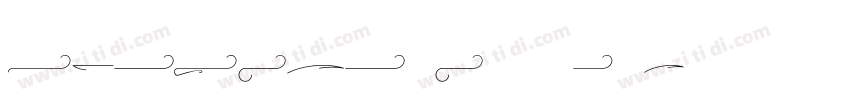 BLACKHAWK Swash字体转换